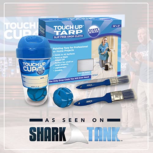 Touch Up Cup Empty Plastic Paint Storage Containers with Lids for Leftover Paint, Touch Ups, As Seen On Shark Tank Products, 13 oz, Pack of 9