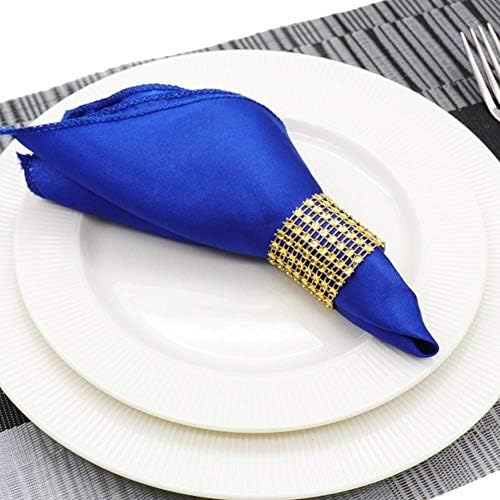 TTBDAN 10Pcs 30Cm Table Napkin Square Satin Fabric Pocket Handkerchief Cloth For Wedding Decoration Event Party El Home Supplies,Silver