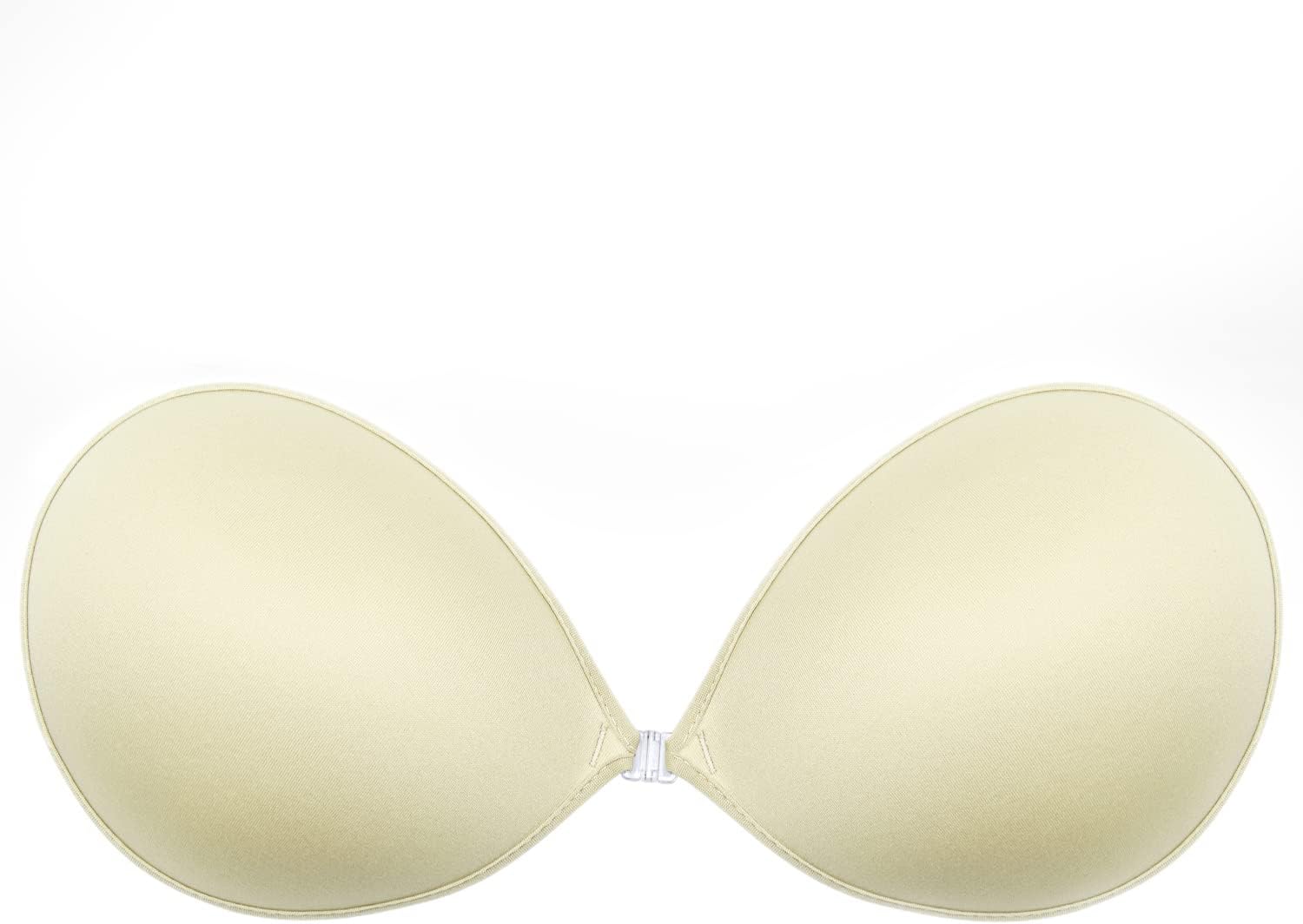 Wingslove Adhesive Bra Sticky Strapless Push up Invisible Reusable Self Silicone Bra for Backless Dress