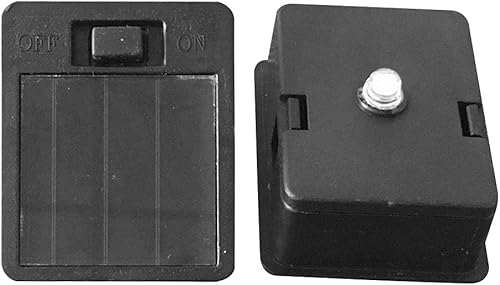 Miniatura 3 de iayokocc Paquete de 2 piezas superiores de repuesto de luz solar para linternas colgantes al aire libre, panel solar, tapa de farol, caja de