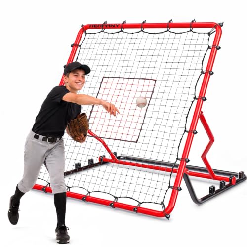 Baseball Rebounder Net 4x4.5 FT - Bounce Back & Pitch Back Net by Heapany - Used condition - US$61.81