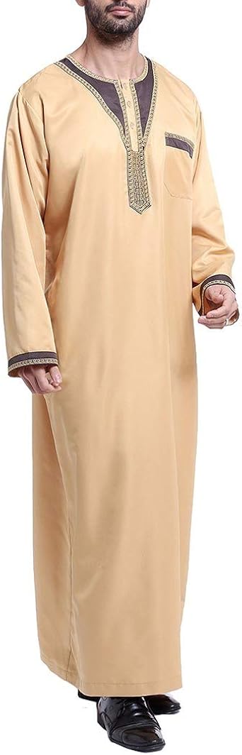 Sankt - Vestiti da uomo arabi musulmani Abaya mediorientale Caftan Jalabiya  Yellow XX-Large : Amazon.it: Abbigliamento