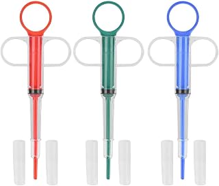 TOPINCN Pet Medicine Feeder Reusable Medicine Feeder Plastic Pet Pill Tablet Feeder Dog Cat Medicine Feeding Dispenser Tool