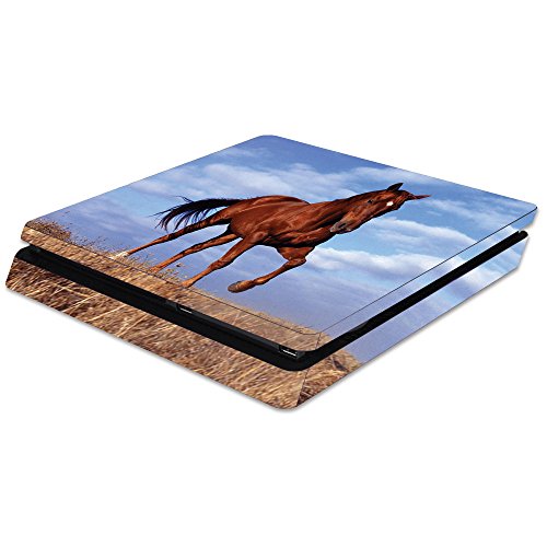 MightySkins Skin Compatible with Sony PS4 Slim Console - Horse | Protective, Durable, and Unique Vinyl Decal wrap Cover | Easy to Apply, Remove, and Change Styles | Made in The USA