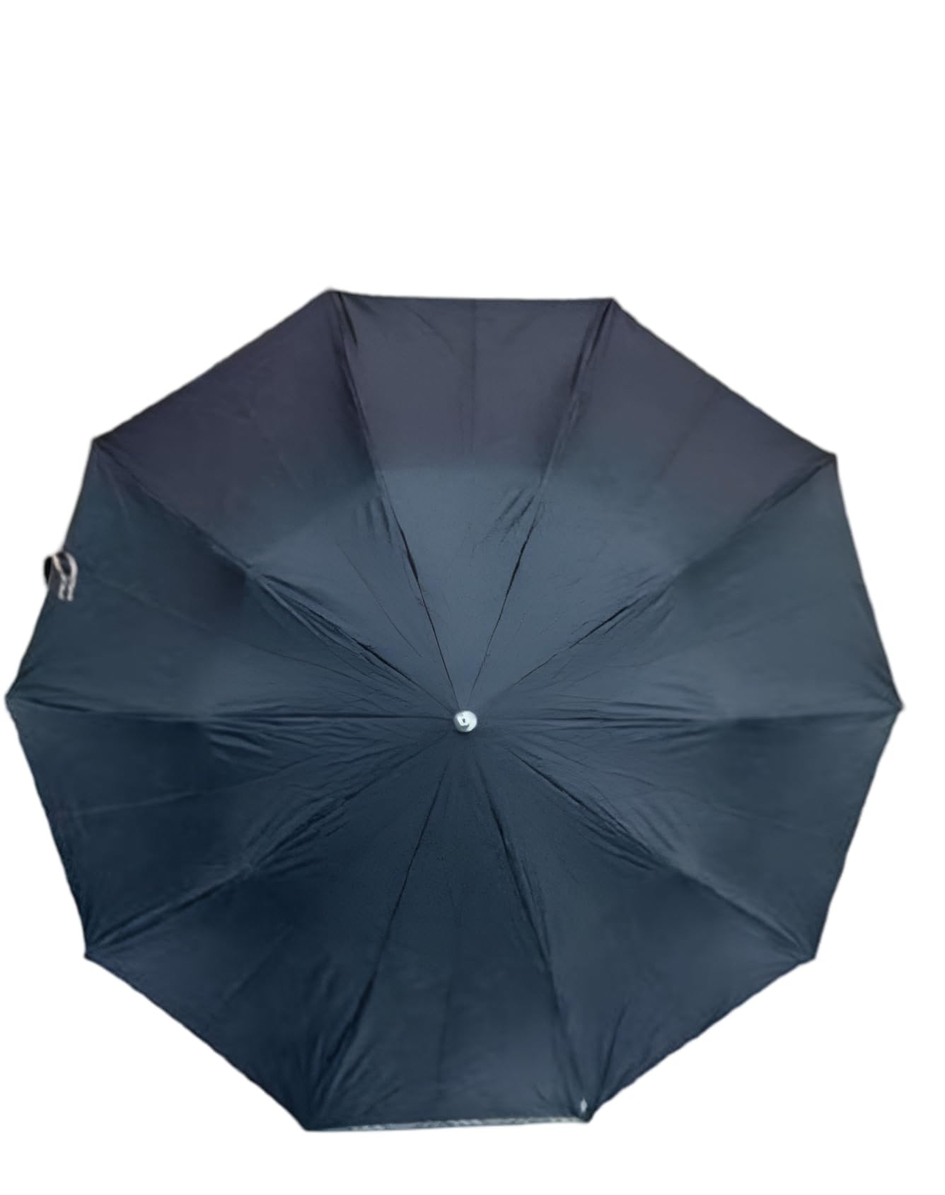 Happy Unisex 2 Fold Travel Umbrella 25 Inch Black Silver 10MM YD Piping Deluxe with UV & Rain Protection | Windproof Teflon Coated Auto Open with Travel Cover | Portable Umbrella for Men & Women-image-47