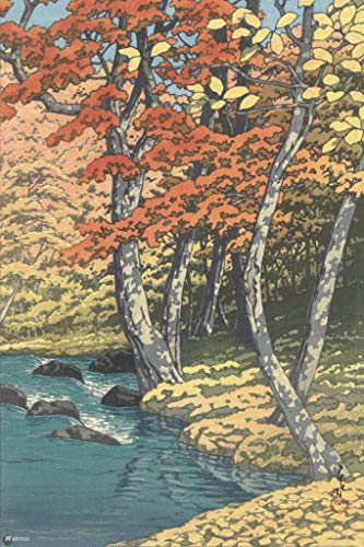 Autumn At Oirase Hasui Kawase poster