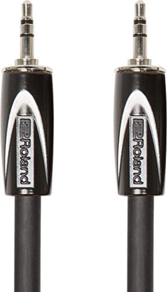 Roland / 1.5M 1/8-Inch Trs Interconnect Cable 5Ft Black Rcc-5-3535