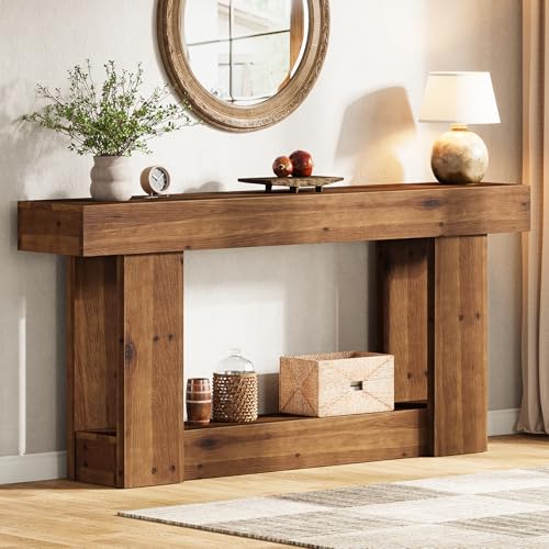 TRIBEWOOD 63-Inch Farmhouse Console Table