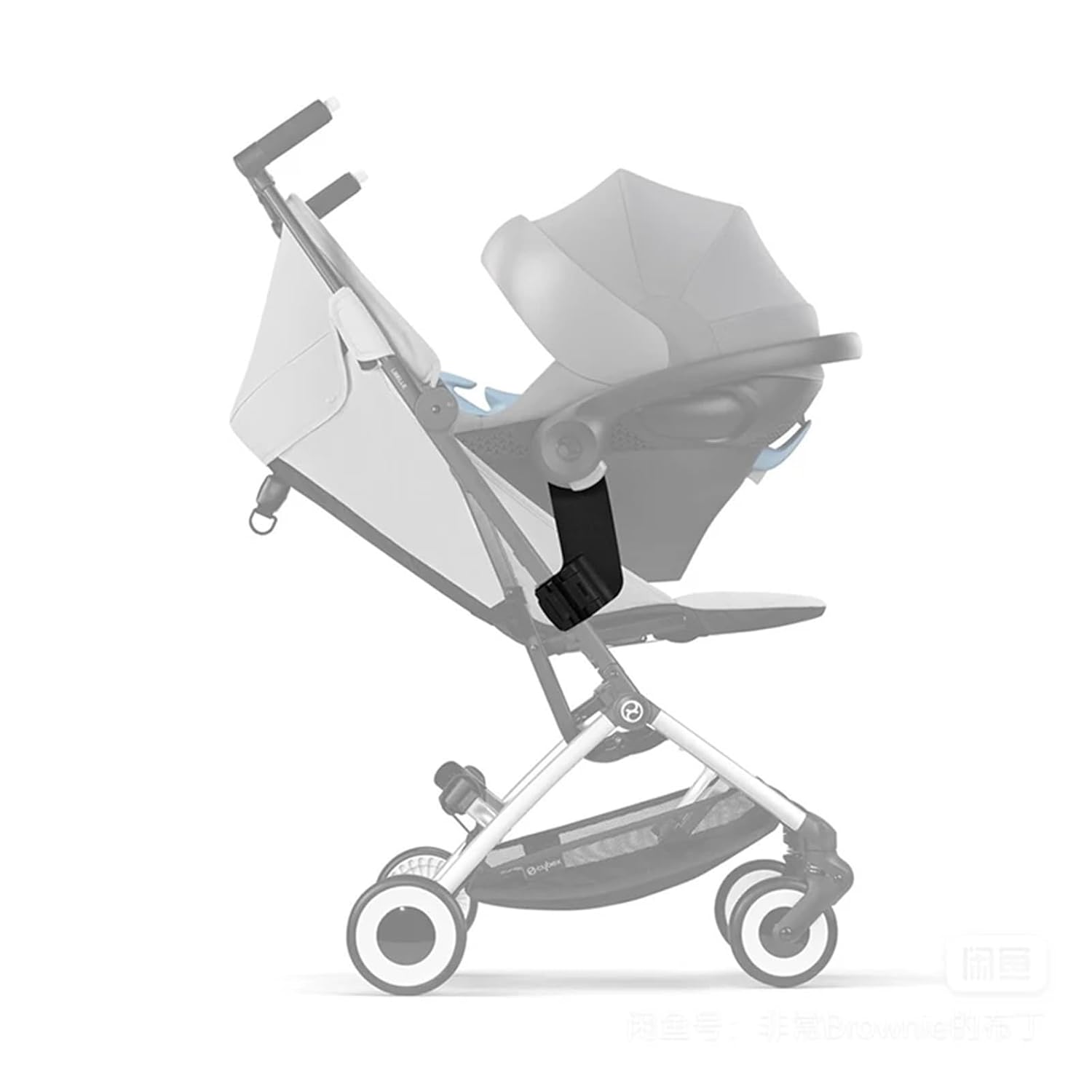 Stroller Adapter Stroller Adapter Compatible with Cybex Libelle 2/Pro Orfeo Buggy Carseat Convertor with Aton Cloud Q/Z/T Baby Basket Replace Accessories