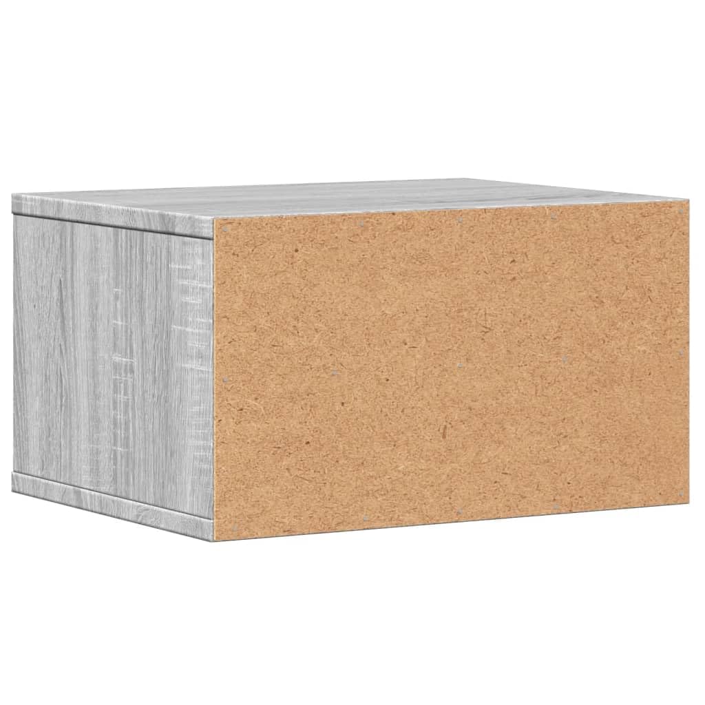 Druckerständer Grau Sonoma 40x32x22,5 cm Holzwerkstoff Beistelltisch für Büro Wohnzimmer Schlafzimmer