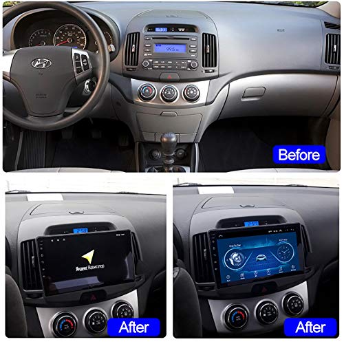 Radio de coche con GPS para actualizar el salpicadero de Hyundai Elantra 4