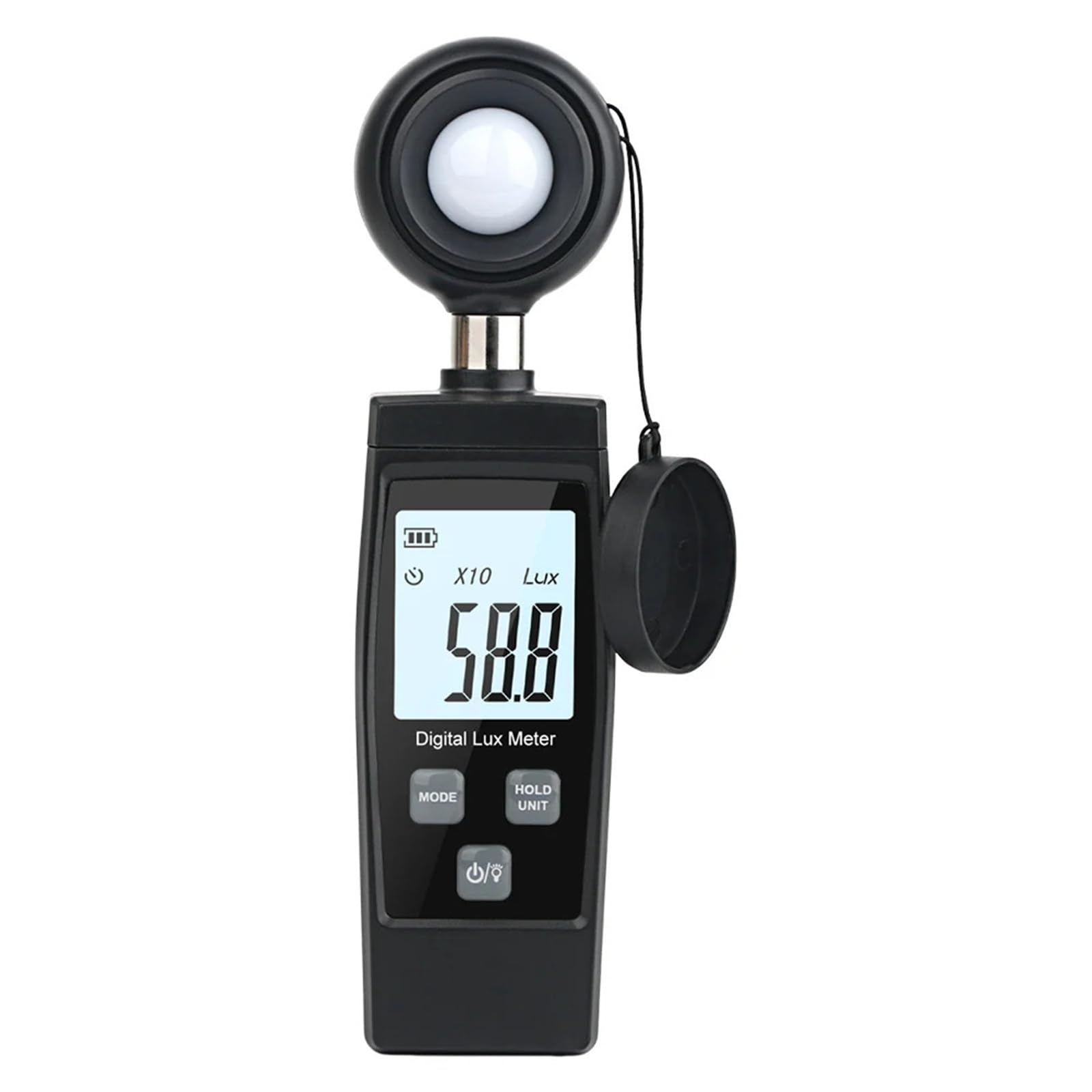 Luxómetro, Mini medidor Digital de Lux, luminómetro con pantalla LCD, fotómetro de 0-200000 Lux, medidor de luz de alta precisión, medidor de medida Lux/FC