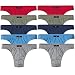 Produktbild HIS Herren Strings | 10 Stück | farbig gemischt | Slips Unterwäsche H.I.S bequem, knapp geschnitten, Baumwolle (10, S | 4)
