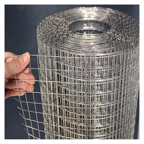Stainless Steel Garden Mesh 20mm/1.2mm Bird Protection Netting Plant Support Decorative Wire Grid for DIY Projects (0.5x13m/1.6x42.6ft)