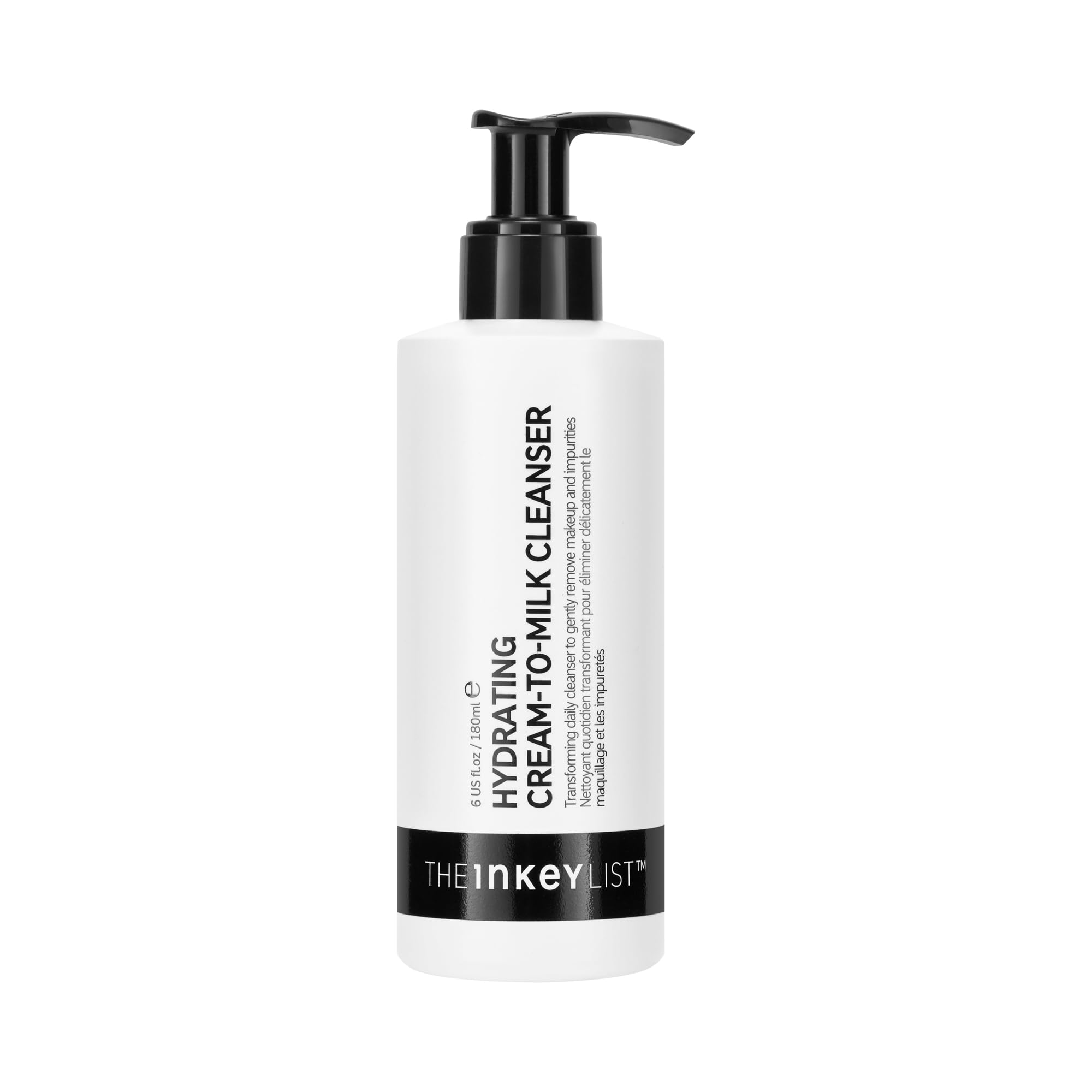  Il Moisterizzatore di Latte INKEY List 180ml, Acqua di Riso e Acido Hialuronico, Formula Gentile, Senza Resti, Non Secc