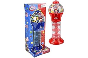 Large Spiral Fun Gumball Bank with 155 Gumballs