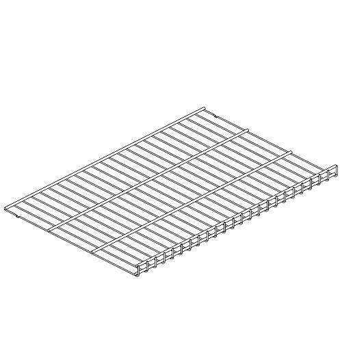 Element System Drahtgitterfachboden 800x400 weiß