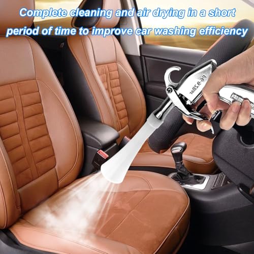 Hochdruck-Druckluft-Reinigungspistole aus Aluminiumlegierung und PE-Material. Entwickelt für den Einsatz mit 6-9,2 Bar Druckluft. Ideal zum Waschen von Autos und Böden