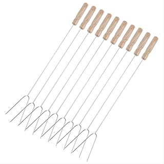 Widły 10 Zestaw Sprzęt do grilla Znak do grilla Akcesoria do narzędzi Widelec U ze stali nierdzewnej