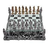 Renaissance Knight Chess Recreational Classic Strategy Game Set