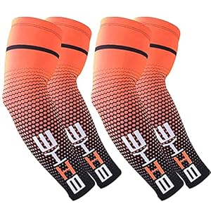 Bacophy Elite 2 Paar Armwärmer Orange