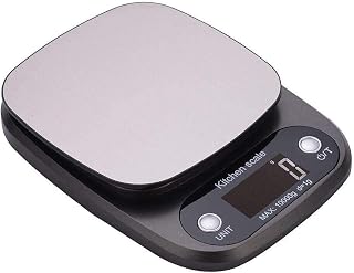 Black Kitchen Food Scale 10000G/1G Food Diet Post Kitchen Electronic Scale Balance Measurement Weighing Electronic Scale
