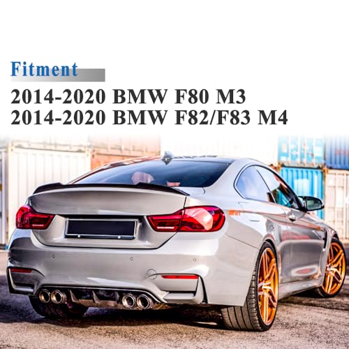 AeroBon Dry Carbon Fiber Exhaust Tips Compatible with 2014-2020 BMW F80 M3/ F82 M4/ F83 M4 Exhaust Tips