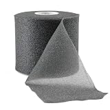 Cannon Sports Pre Wrap 30 Yard Roll Athletic Foam Tape Underwrap for Ankles Wrists Knees Elbows Hair (Black)