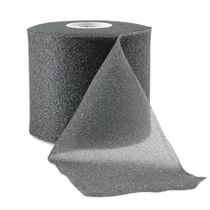 Cannon Sports Pre Wrap 30 yards-rol, atletische schuimband, voor enkel, polsen, knieën, ellebogen, haar, zwart