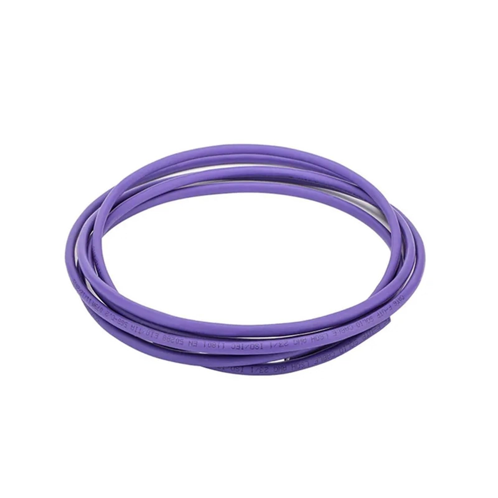 Câble Ethernet RJ45 Cat6, 30/50/100M, 100m, 50m, 30m, réseau FTP, Paire torsadée, 8 cœurs, en cuivre Pur, sans oxygène, Internet LAN (Color : Purple, Size : 100M)