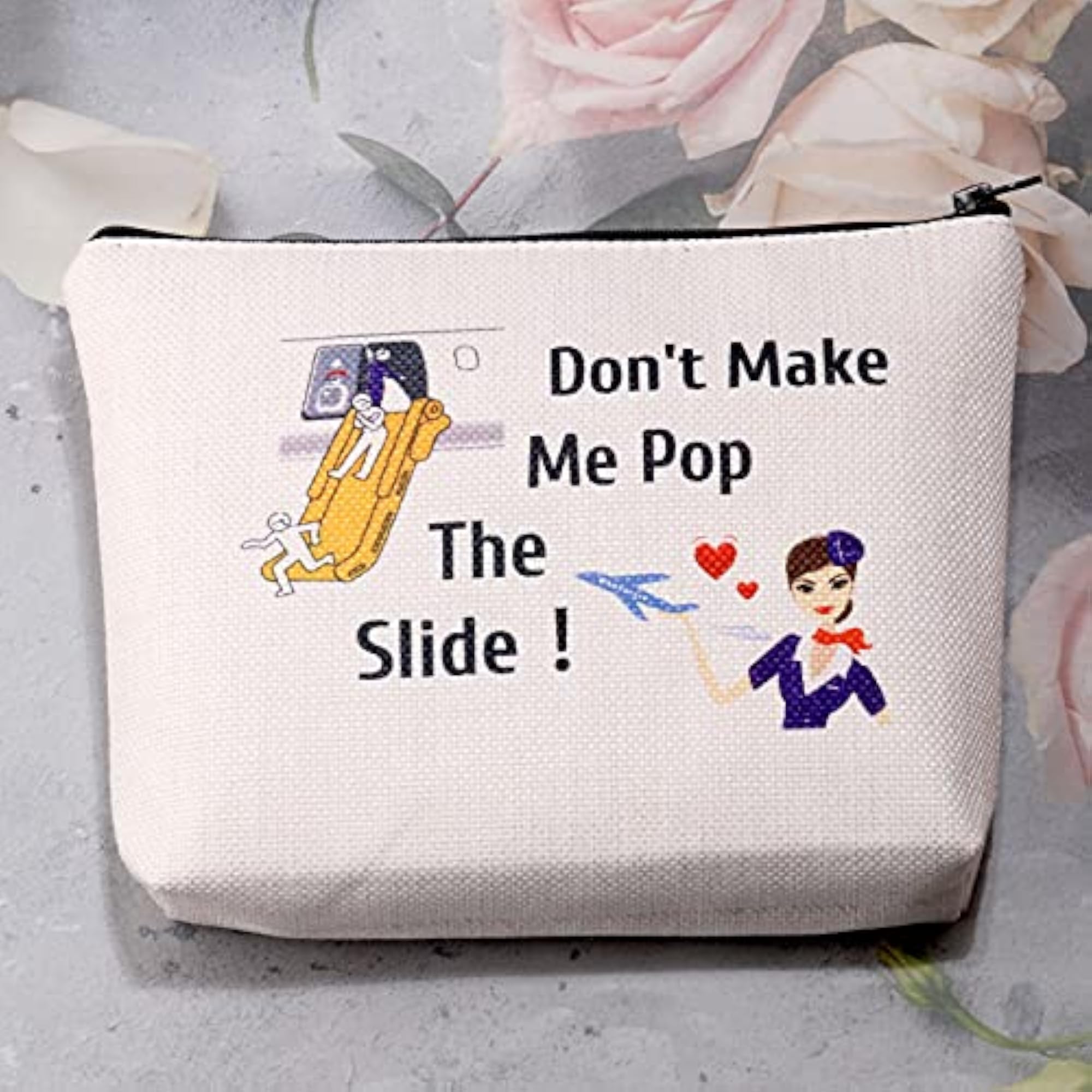 Air Stewardess Cosmetic Bag, Flight Attendant Gift
