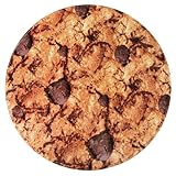 CASOFU Cookie Blanket, White Elephant Gift for Adults Teens Kids Men Women, 285 GSM Soft and Comfortable Flannel Realistic Food Blanket Funny Birthday Gag Gifts for Boys and Girls(Caramel, 71 inches)