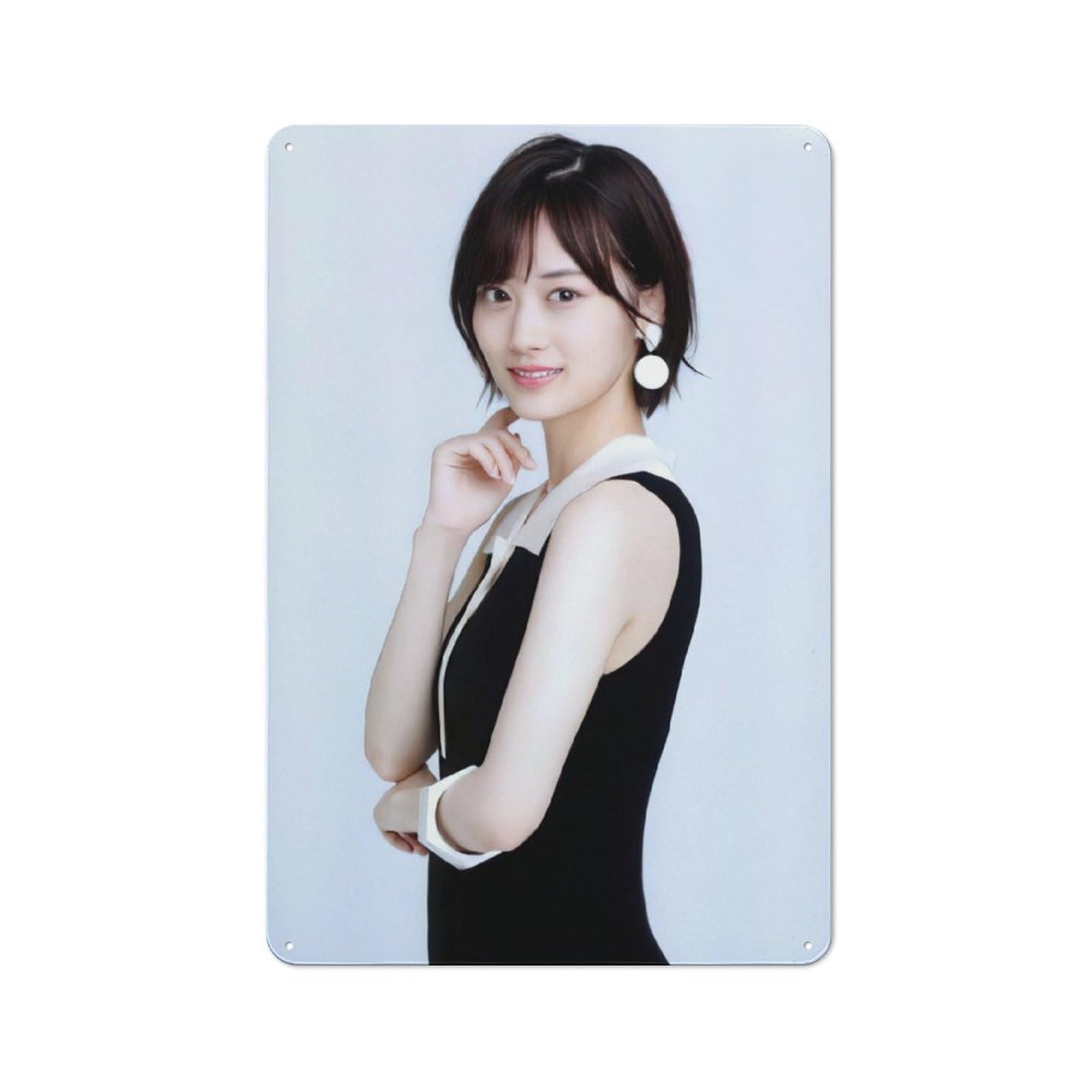 Amazon.co.jp: 山下美月ブリキの絵 ブリキ看板 メタルブリキ看板 金属