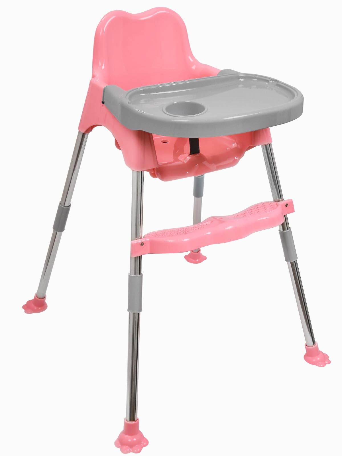 My Giraffe - 3 in 1 - Easy to Clean Bobo Pink Baby Dining Chair with Footrest and Tray, Upto 20 kgs (B0BTD14N45) Amazon Price History, Amazon Price Tracker