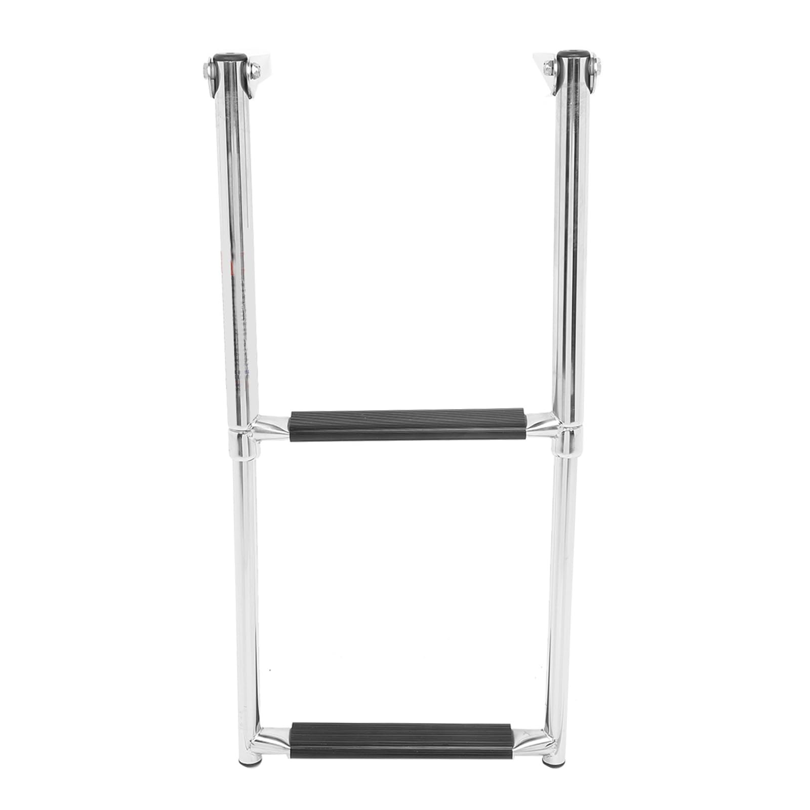 Generic Scaletta per Barca Telescopica a 2 Gradini Scaletta per Pontile in Acciaio Inossidabile con Gradini Antiscivolo per Barche, Yacht, Piscine | Design di Livello Marino | Accessorio per Moto