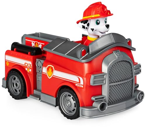 PAW PATROL Marshalls ferngesteuertes Feuerwehrauto mit Fernbedienung, Spielzeug für Kinder ab 3 Jahren, Batteriebetrieben