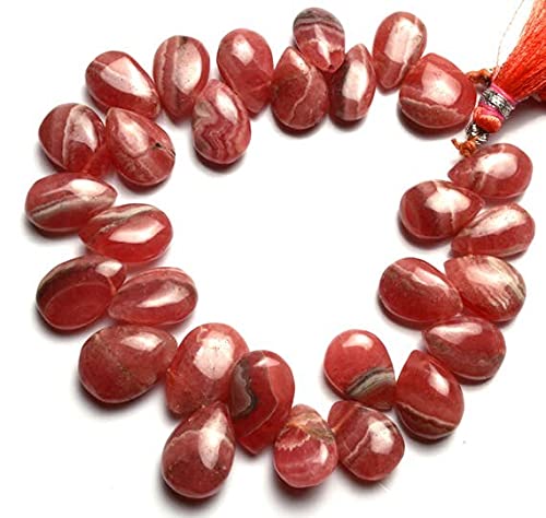 Rhodochrosite perles poires facettées pour bijoux bohèmes faits main