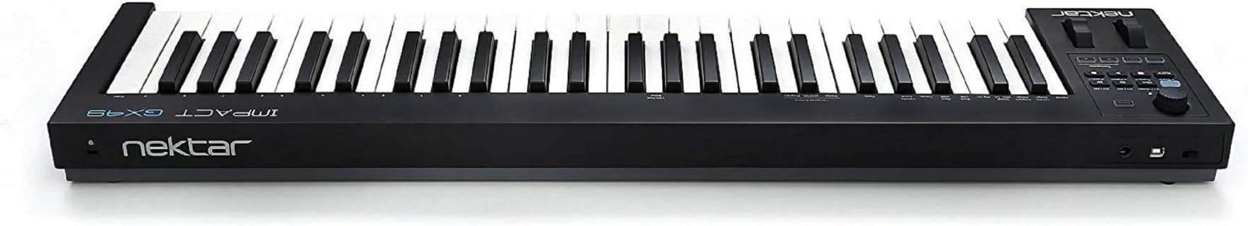 Nektar Impact GX49 | USB MIDI Controller Keyboard with Nektar DAW Integration Black