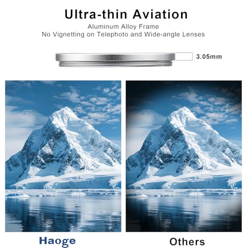 Haoge 49mm MCUV Lens Protection Filter High Definition Optical Glass by Haoge - Used condition - Image 8