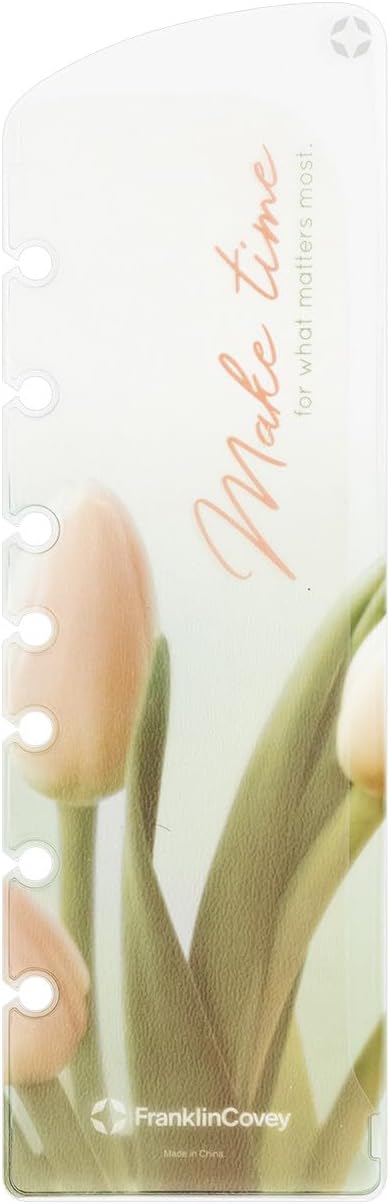 FranklinCovey - Blooms Ring-Bound Pouch Pagefinder for FranklinCovey Planners | Quickly Access Planner Pages (Classic, Carnation) image 4