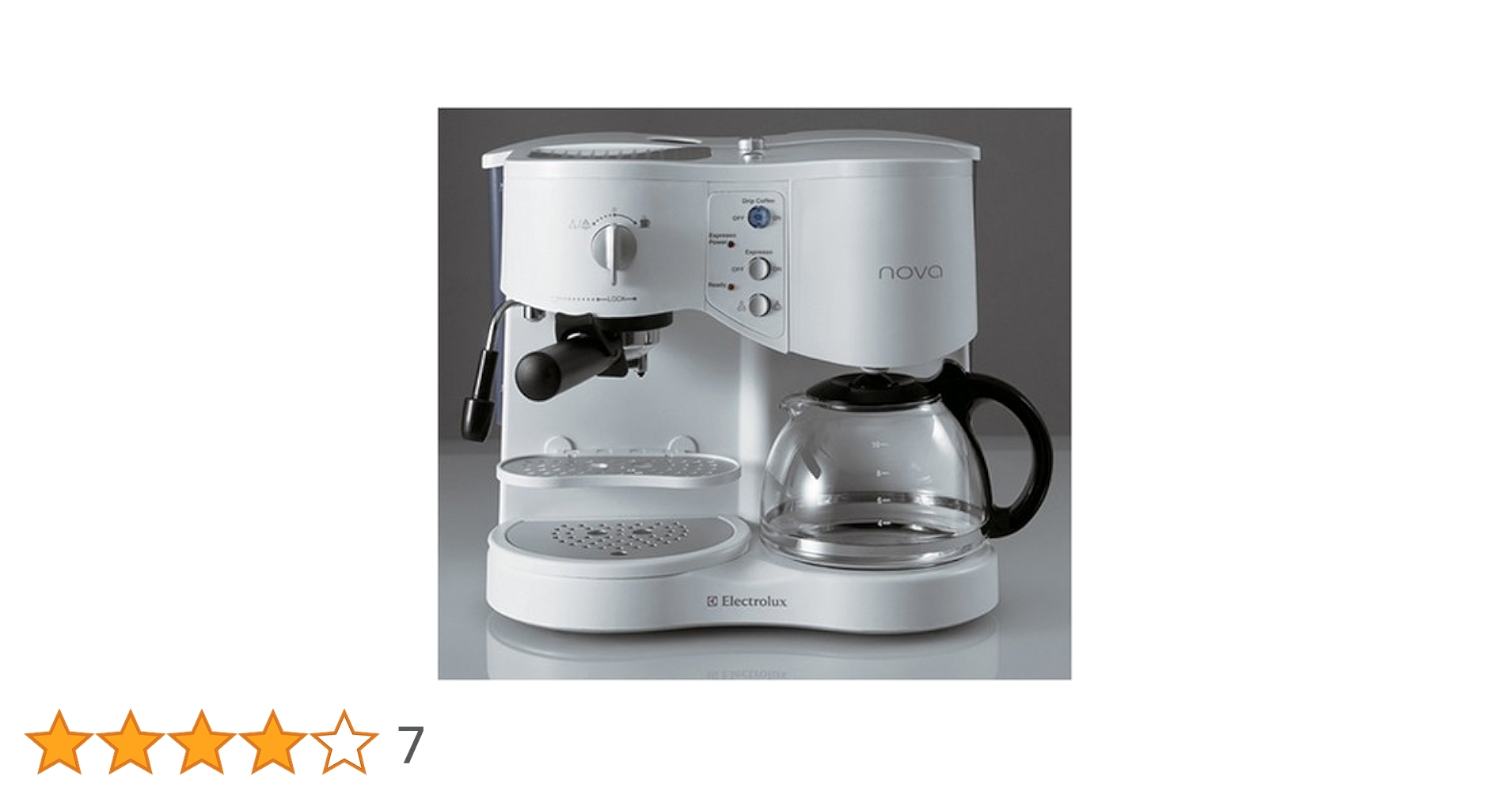 Electrolux エレクトロラックス NOVAエスプレッソ&コーヒーメーカー Amazon | Electrolux NOVA エスプレッソ&コーヒーメーカー NOVA