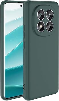 Zore Xiaomi ile uyumlu Redmi Note 14 Pro Plus K l f Zore Mara Lansman Kapak Koyu Ye il
