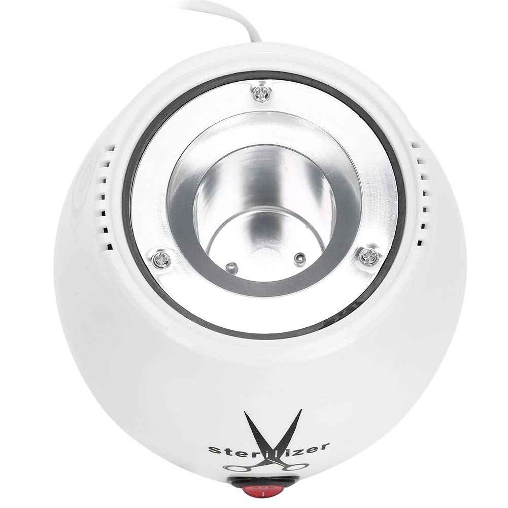 Esterilizador de accesorios para herramientas de uñas, esterilizador automático de limpieza a alta temperatura 200 con bolas de cristal de cuarzo, para salón de belleza y herramientas de metal