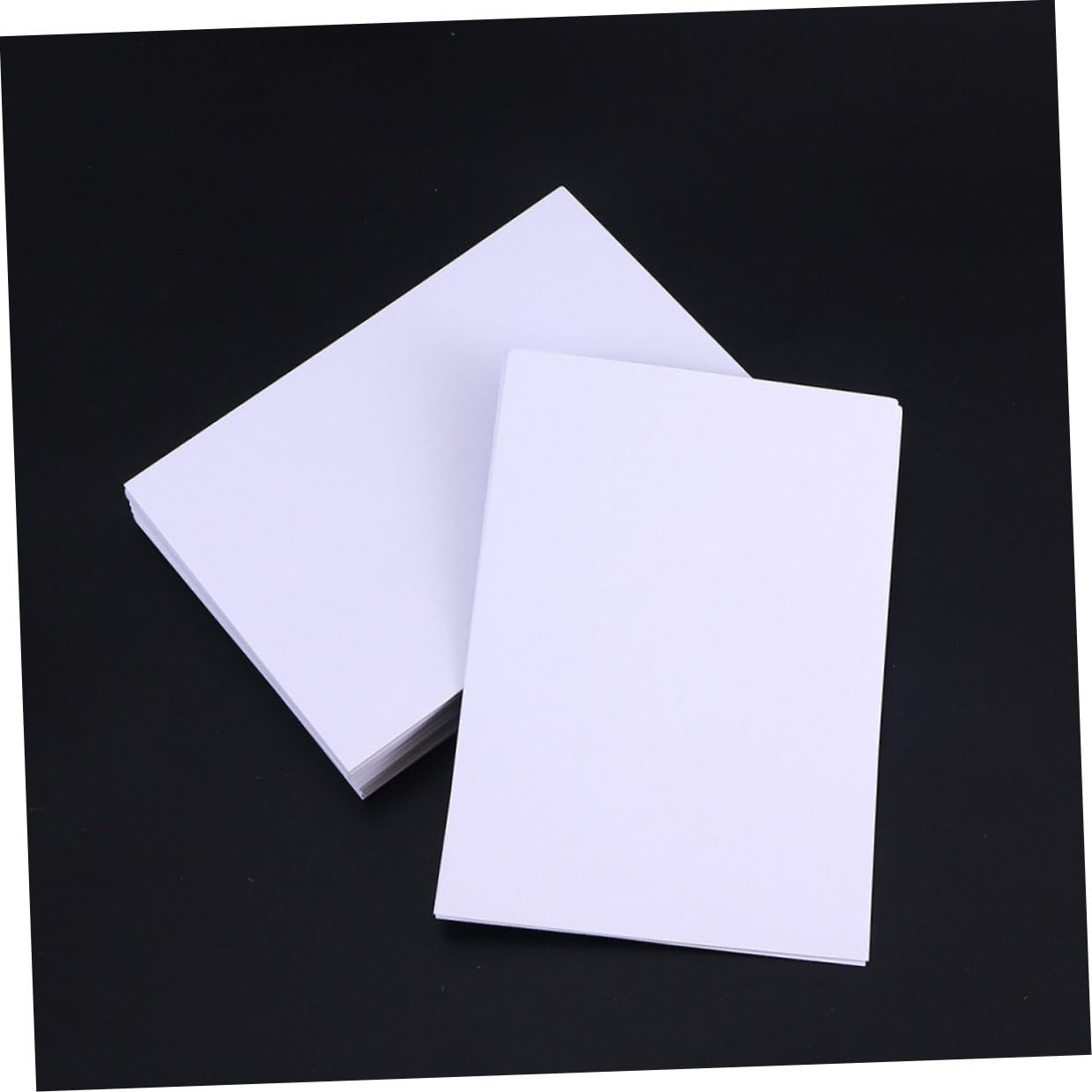 Gogogmee Aquarellpapier Glatte Oberfläche für Anfänger und Schüler 100 Blatt Weißes Papier zum Skizzieren und Malen 100 Stück Malzubehör