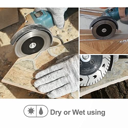 Shdiatool 3-Inch Diamond Cutting Blades Two-In-One Design Granite Turbo Cutting Disc Cut Grind Sharpen Marble Concrete And Bricks 75Mm #TOP3
