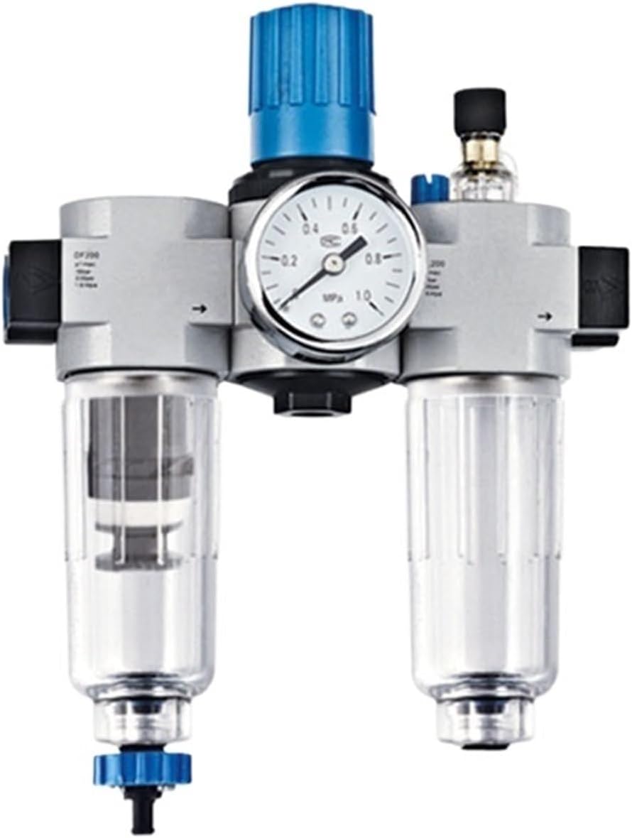 200 1/8 1/4 3/8 1/2 3/4 1 OC Filter Regulator Lubricator Auto Drain M5 1/8 Port Mini Type for Automation parts(DF400BType Autodrain)