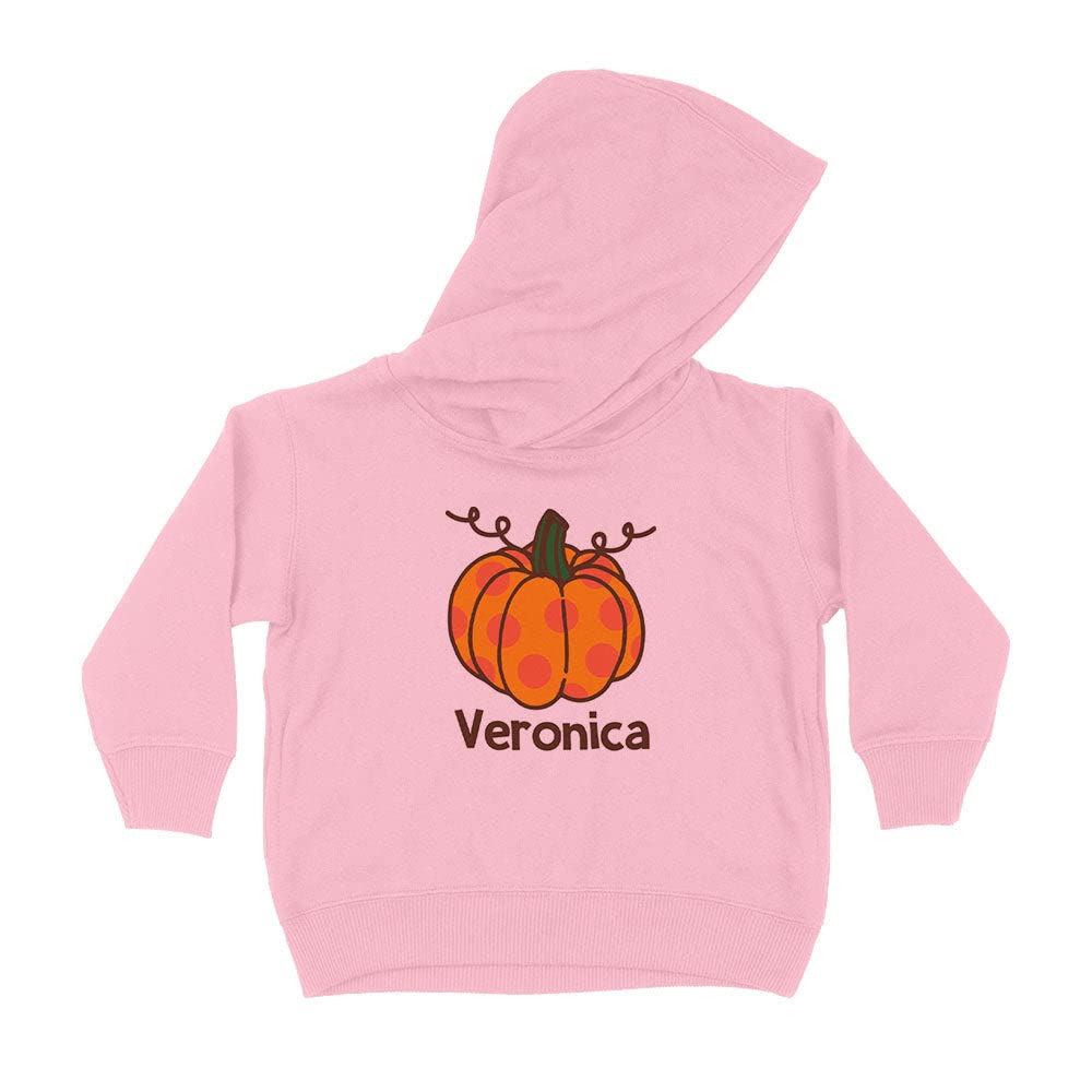 Pumpkin Veronica Kids Hoodie Sweatshirt Toddler 2T Light Pink