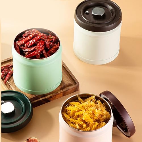 Contenedor hermético para café de acero inoxidable miniatura 4