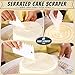 Amazon.com: Teenitor Cake Scraper Cake Smoother, 7 Pcs Dough Scraper ...