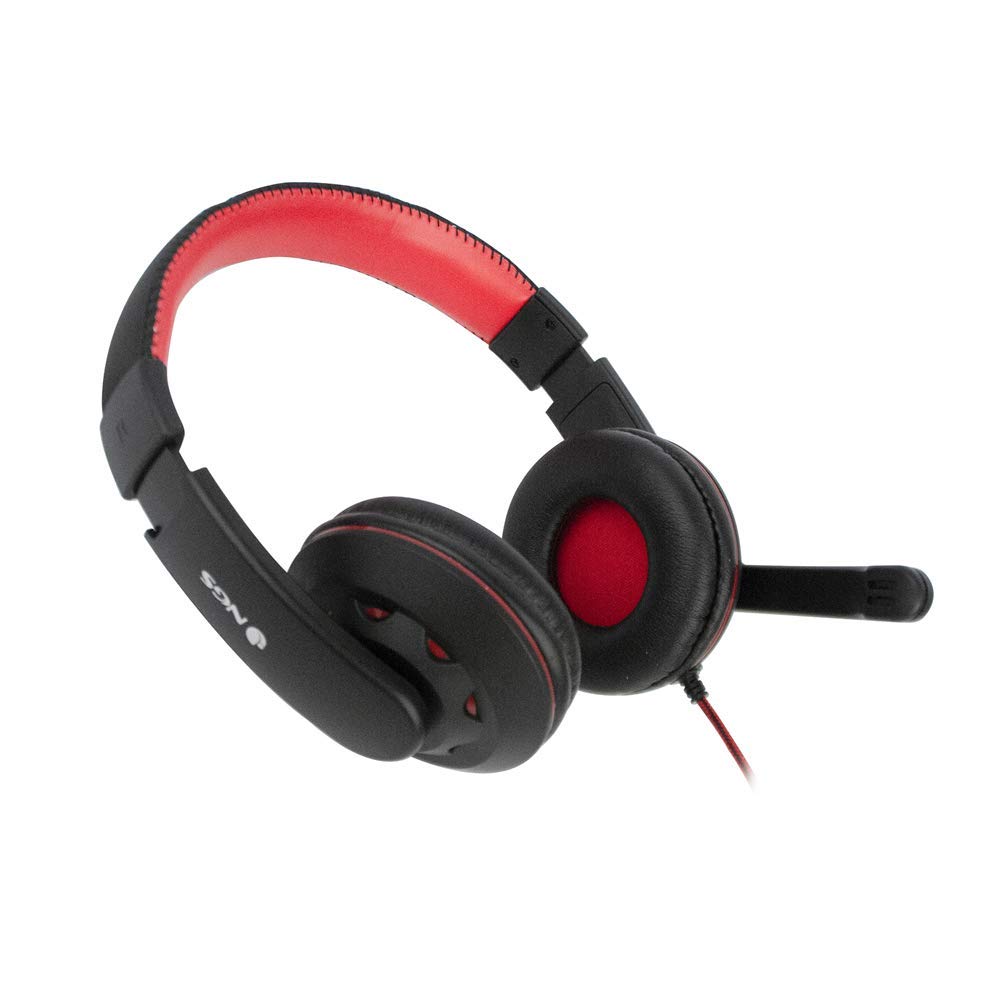 NGS VOX420DJ Cuffie Stereo Over-Ear Con Microfono E Jack 3.5mm - Per PC, PS4, Xbox, Telefono - Cavo 1.8m, Controllo Volume - 2